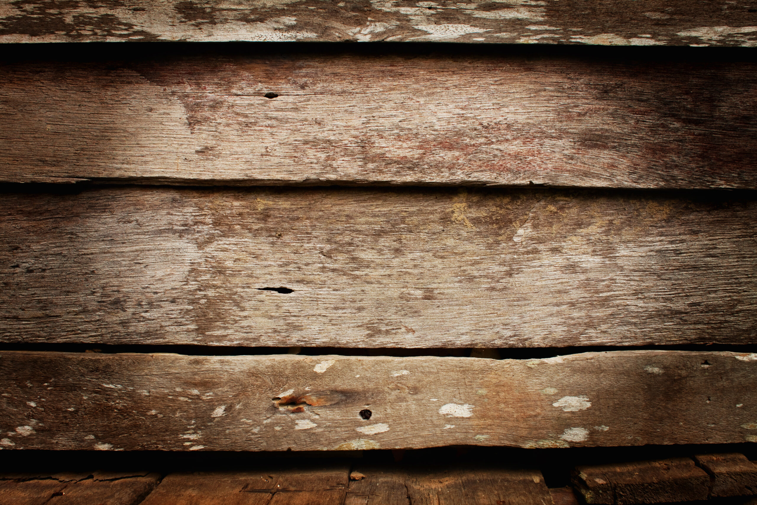 Texture of uncolored wooden lining boards,background